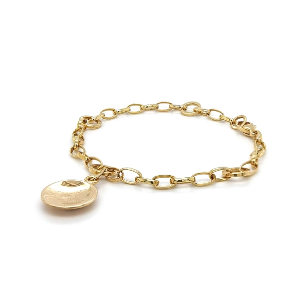 Gold Bracelet for Pendants