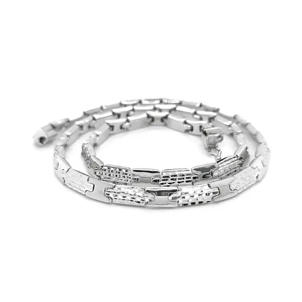 Ladies White Gold Necklace