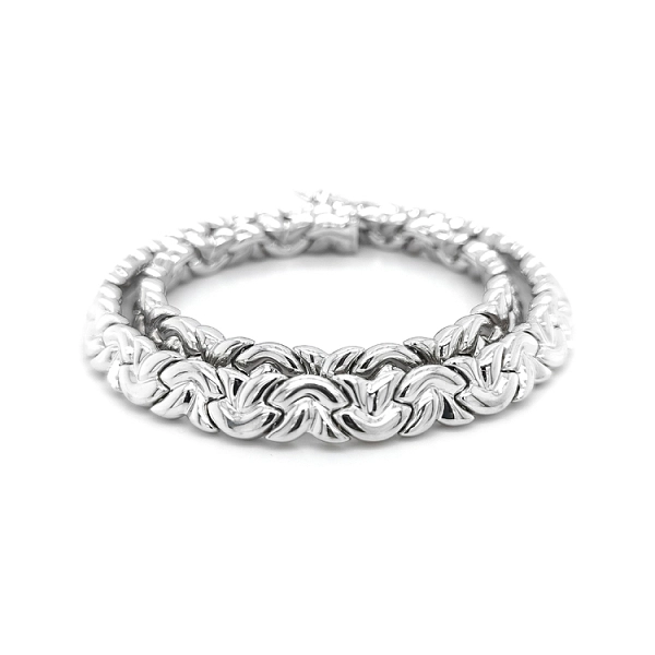Ladies White Gold Necklace