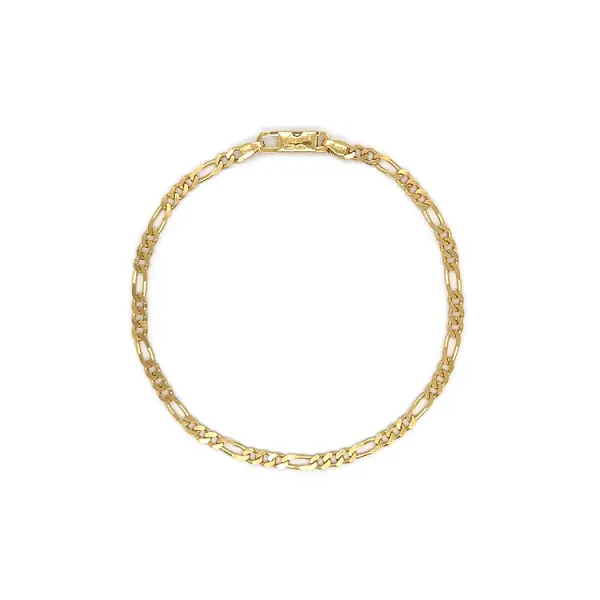 Gold Figaro Bracelet