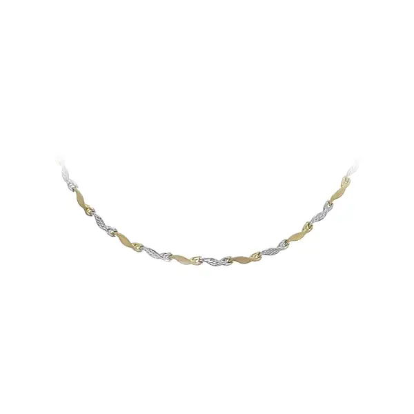 Ladies Necklace made of Combination Gold