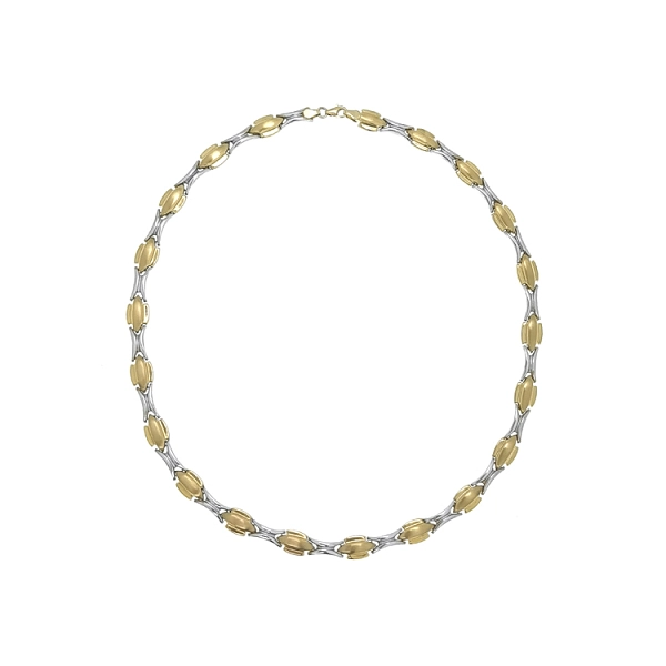 Gold Ladies Necklace made of Combined Gold