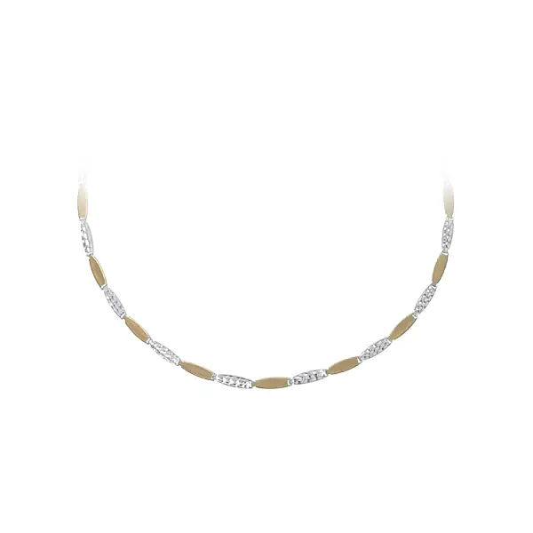 Gold Ladies Necklace made of Combined Gold