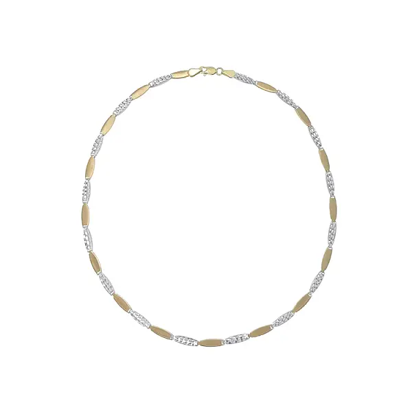Gold Ladies Necklace made of Combined Gold