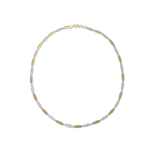 Gold Ladies Necklace made of Combined Gold