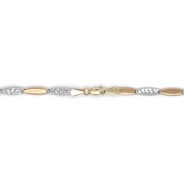 Gold Ladies Necklace made of Combined Gold