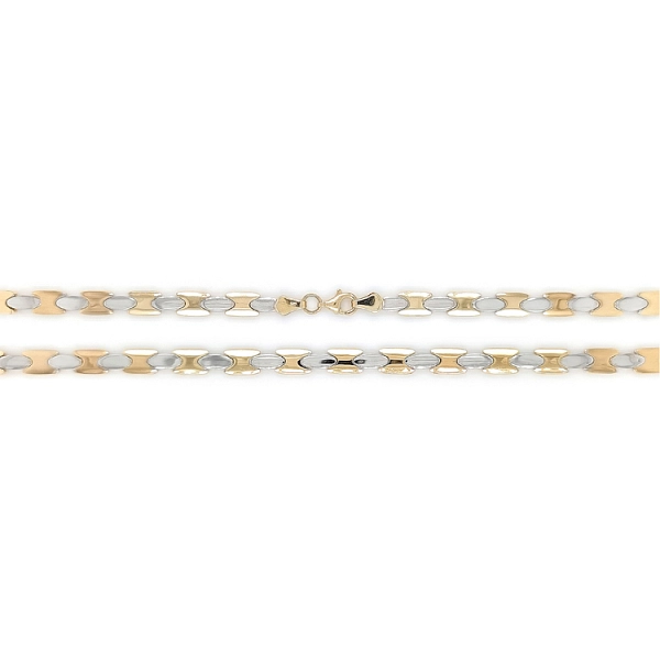 Gold Ladies Necklace made of Combined Gold