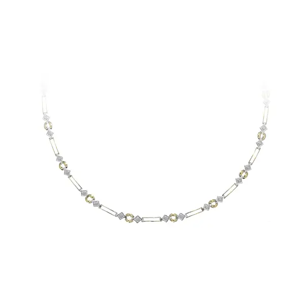 Gold Ladies Necklace made of Combined Gold