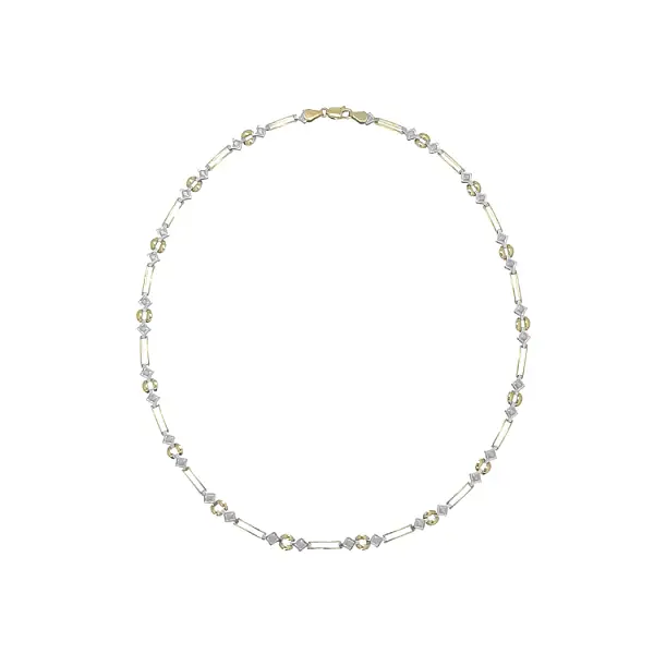 Gold Ladies Necklace made of Combined Gold