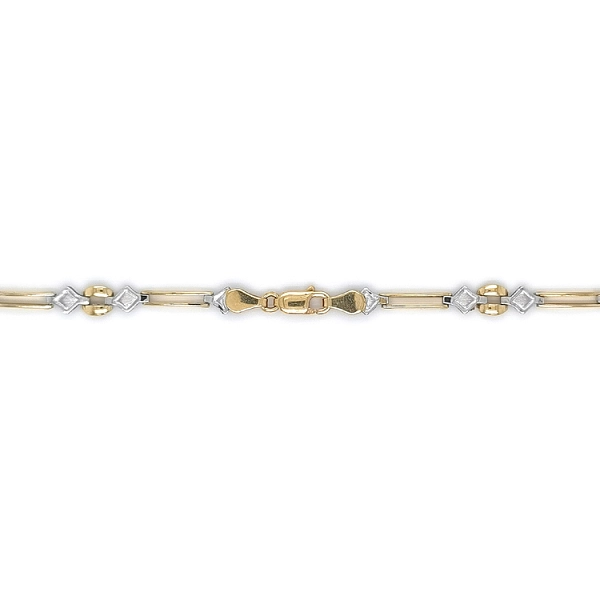 Gold Ladies Necklace made of Combined Gold
