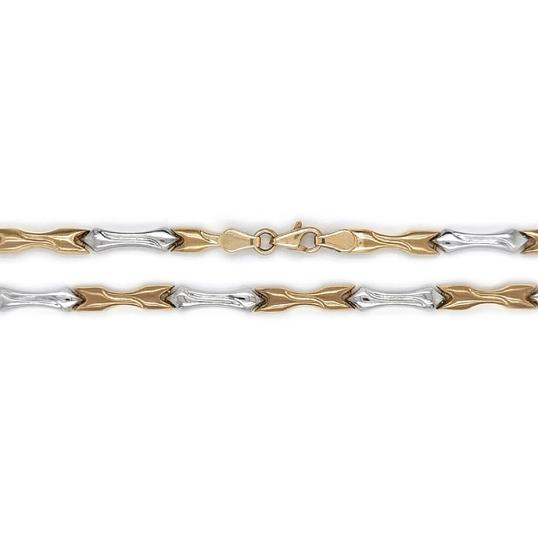 Gold Ladies Necklace made of Combined Gold