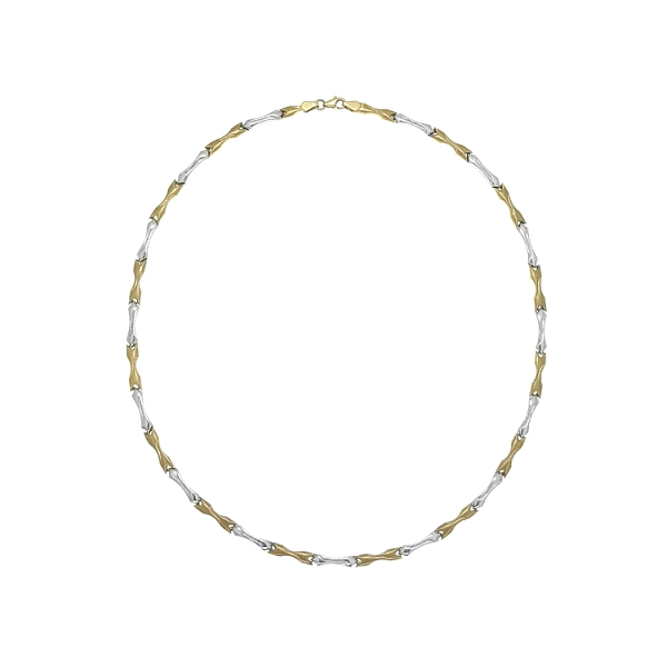 Gold Ladies Necklace made of Combined Gold