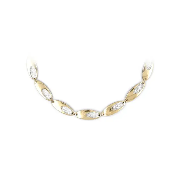 Gold Ladies Necklace made of Combined Gold