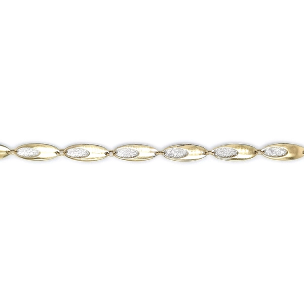 Gold Ladies Necklace made of Combined Gold