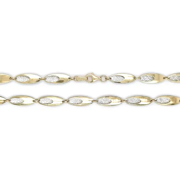 Gold Ladies Necklace made of Combined Gold