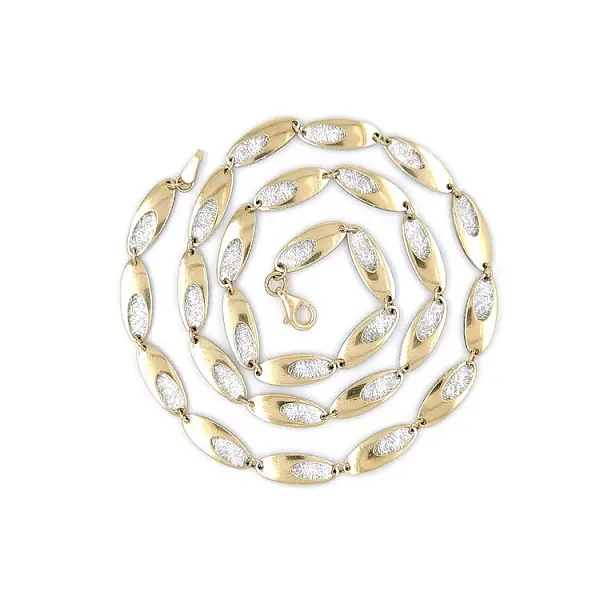 Gold Ladies Necklace made of Combined Gold