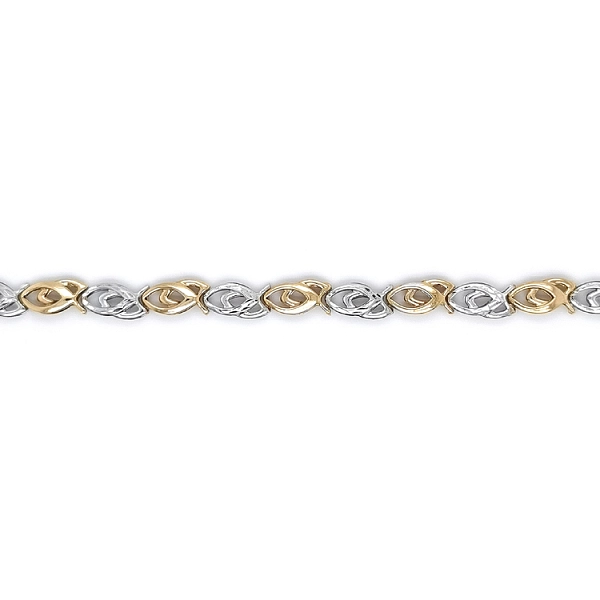 Gold Ladies Necklace made of Combined Gold