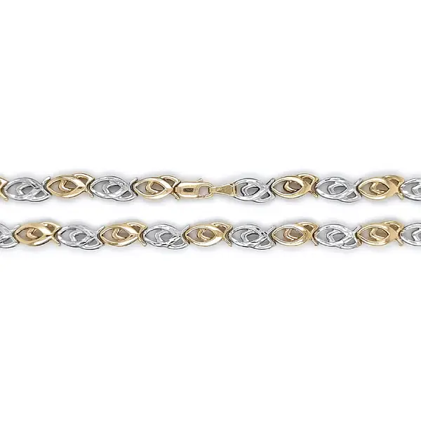 Gold Ladies Necklace made of Combined Gold