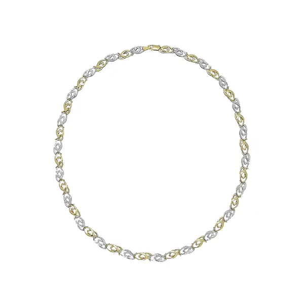 Gold Ladies Necklace made of Combined Gold