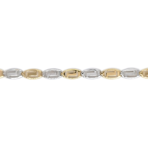 Ladies Necklace made of Combination Gold