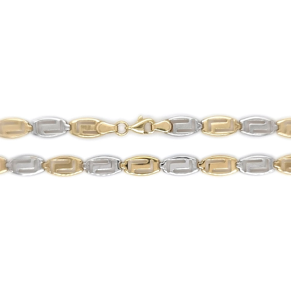 Ladies Necklace made of Combination Gold