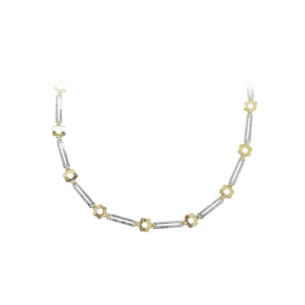 Gold Ladies Necklace made of Combined Gold