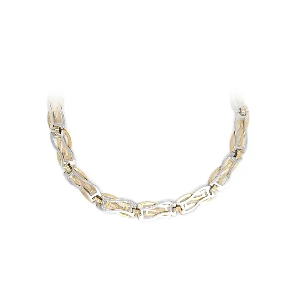 Gold Ladies Necklace made of Combined Gold