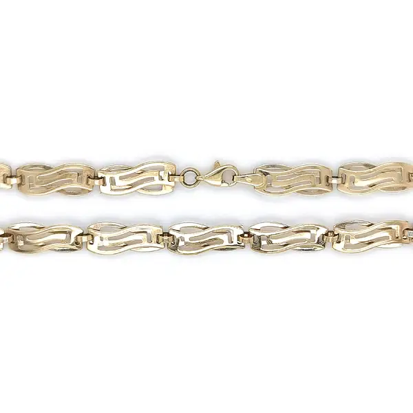 Gold Ladies Necklace made of Combined Gold