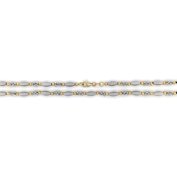 Gold Ladies Necklace made of Combined Gold