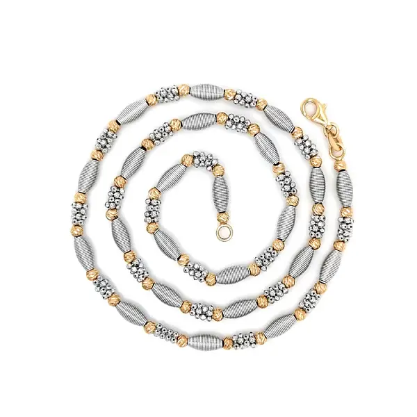 Gold Ladies Necklace made of Combined Gold