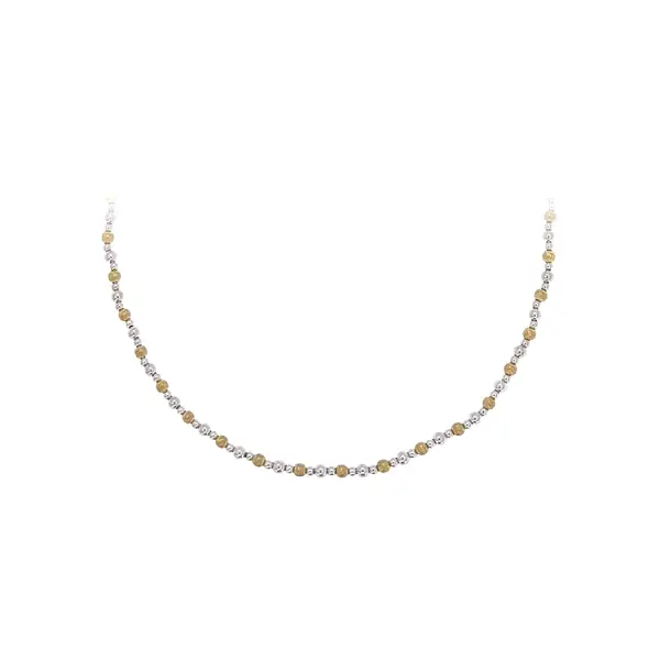 Gold Ladies Necklace made of Combined Gold