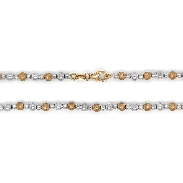 Gold Ladies Necklace made of Combined Gold