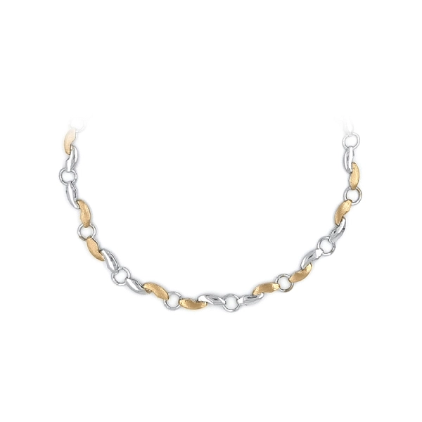 Gold Ladies Necklace made of Combined Gold