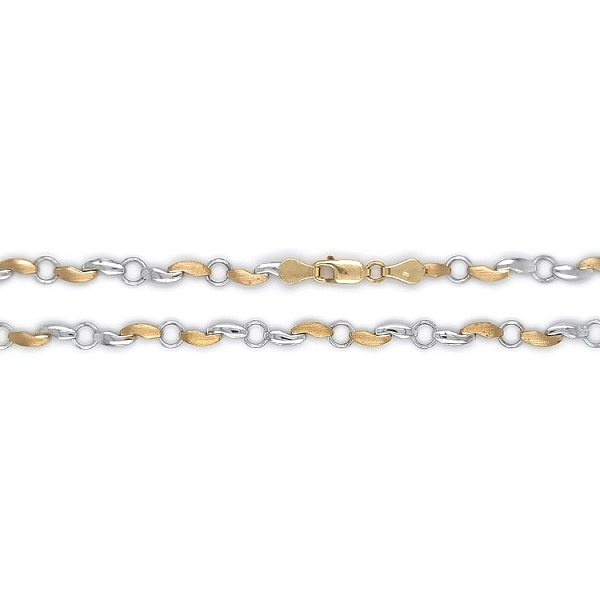 Gold Ladies Necklace made of Combined Gold