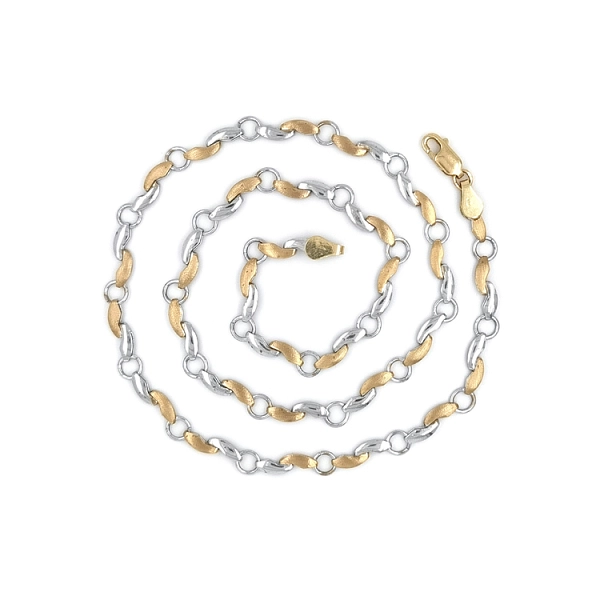 Gold Ladies Necklace made of Combined Gold