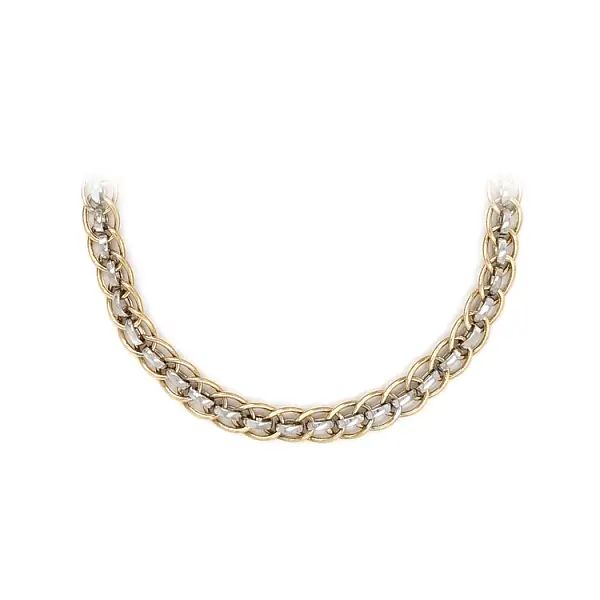 Gold Ladies Necklace made of Combined Gold