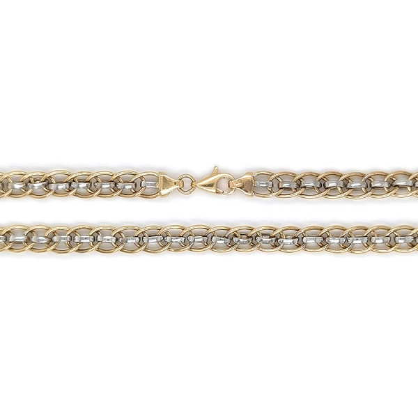 Gold Ladies Necklace made of Combined Gold