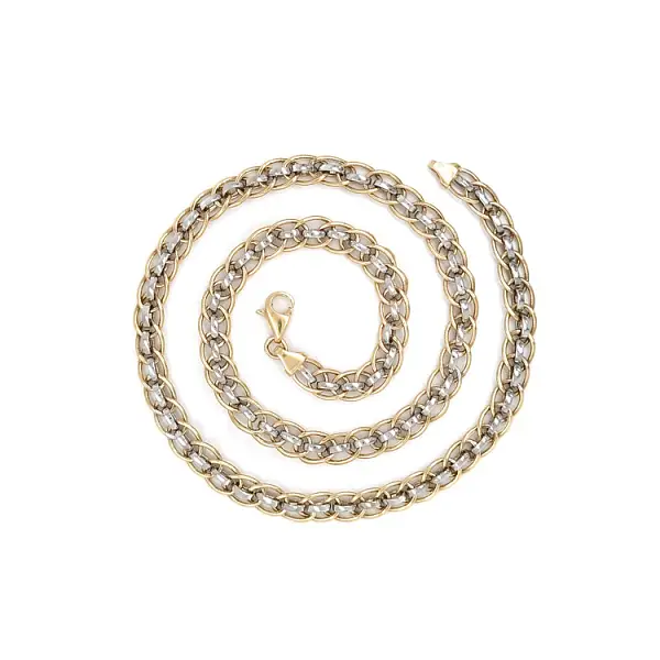 Gold Ladies Necklace made of Combined Gold