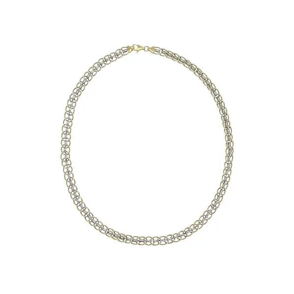 Gold Ladies Necklace made of Combined Gold