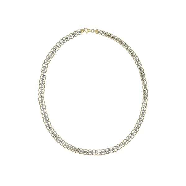 Gold Ladies Necklace made of Combined Gold