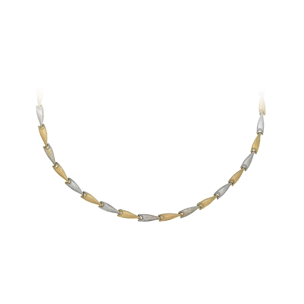 Gold Ladies Necklace made of Combined Gold