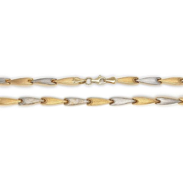 Gold Ladies Necklace made of Combined Gold