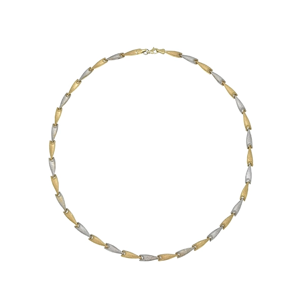Gold Ladies Necklace made of Combined Gold