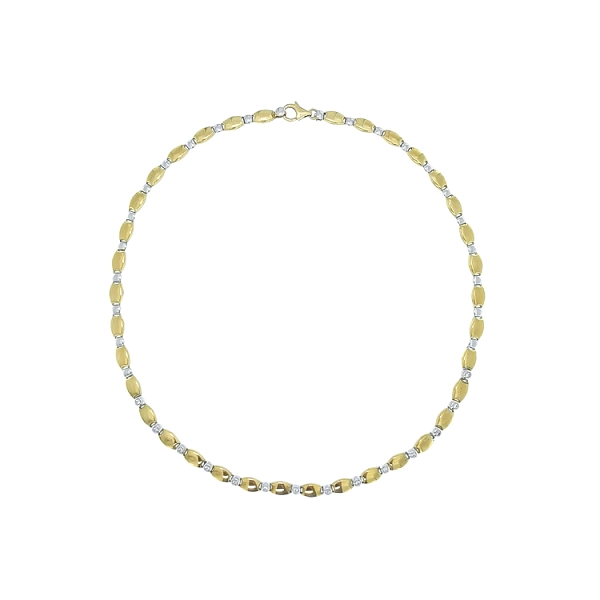 Gold Ladies Necklace made of Combined Gold