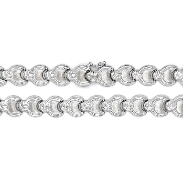 Ladies White Gold Necklace