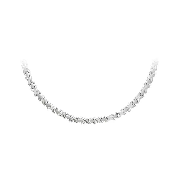 Ladies White Gold Necklace