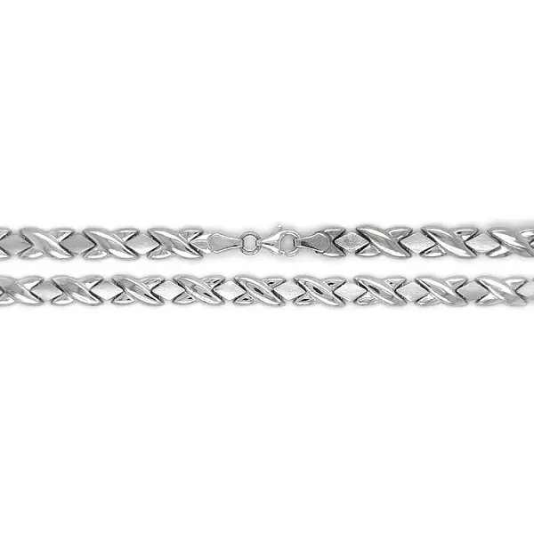 Ladies White Gold Necklace