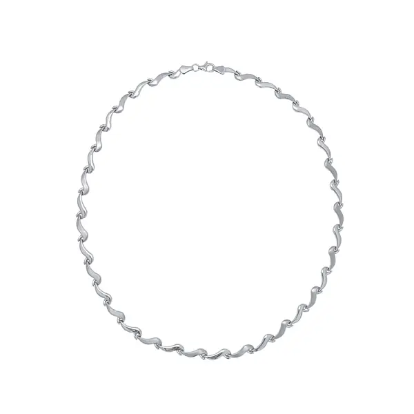 Ladies White Gold Necklace