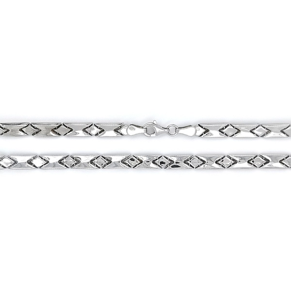 Ladies White Gold Necklace