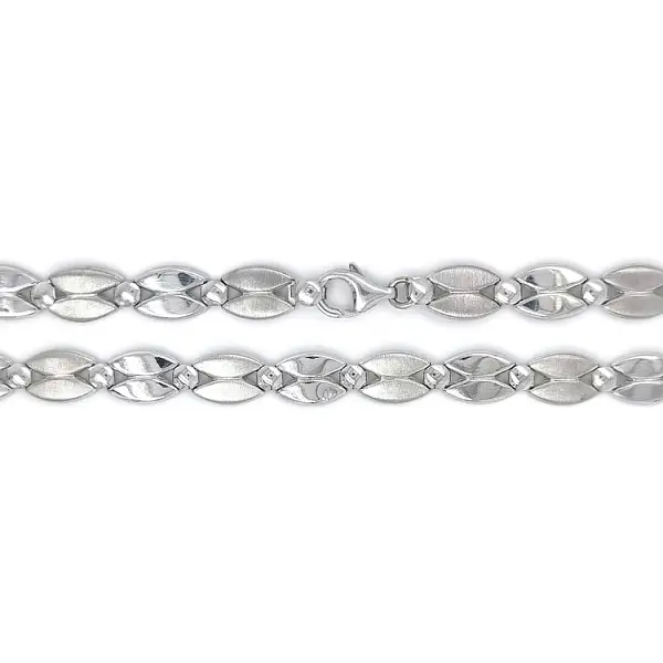 Ladies White Gold Necklace